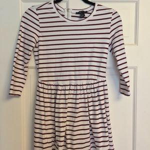 Forever 21 Striped Sleeve Dress